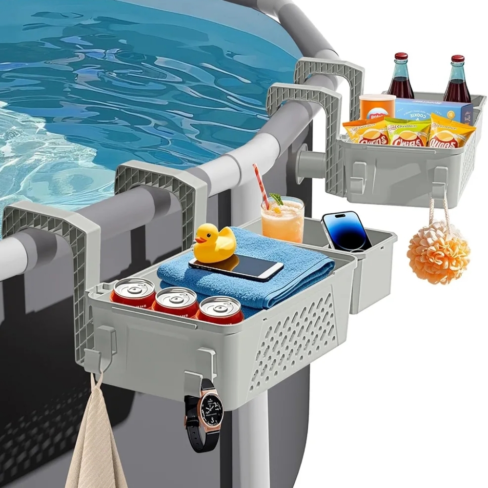 "NWTO"2 Above Ground Pool Storage Organizers